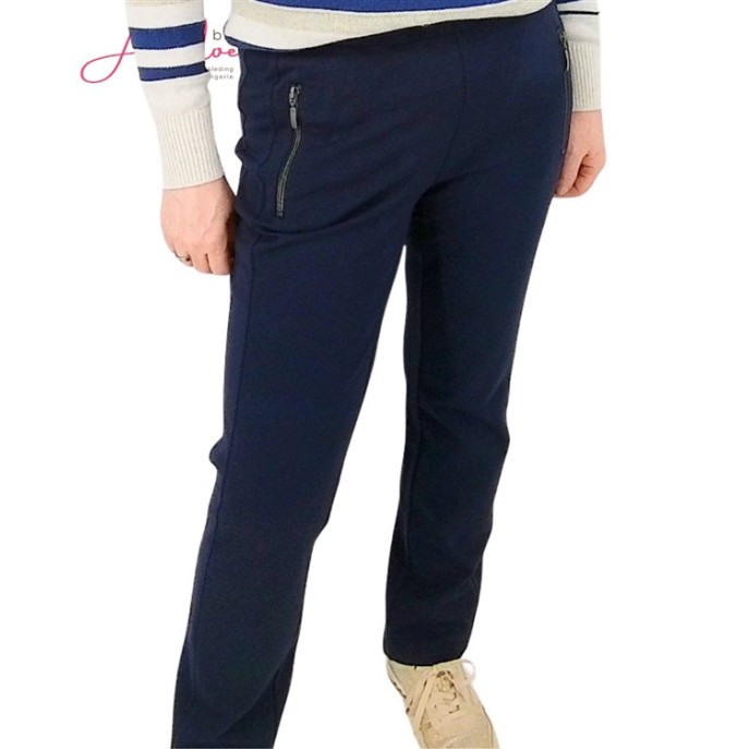 Barbara Lebek broek sportief Marine